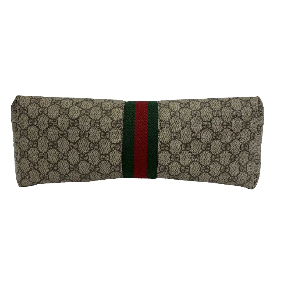 Gucci - Ophidia GG Medium Supreme Canvas Shoulder Tote - Beige / Ebony