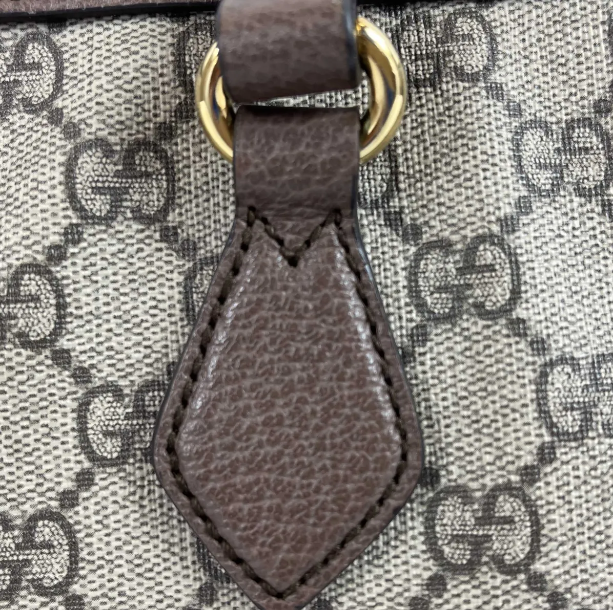 Gucci - Ophidia GG Medium Supreme Canvas Shoulder Tote - Beige / Ebony