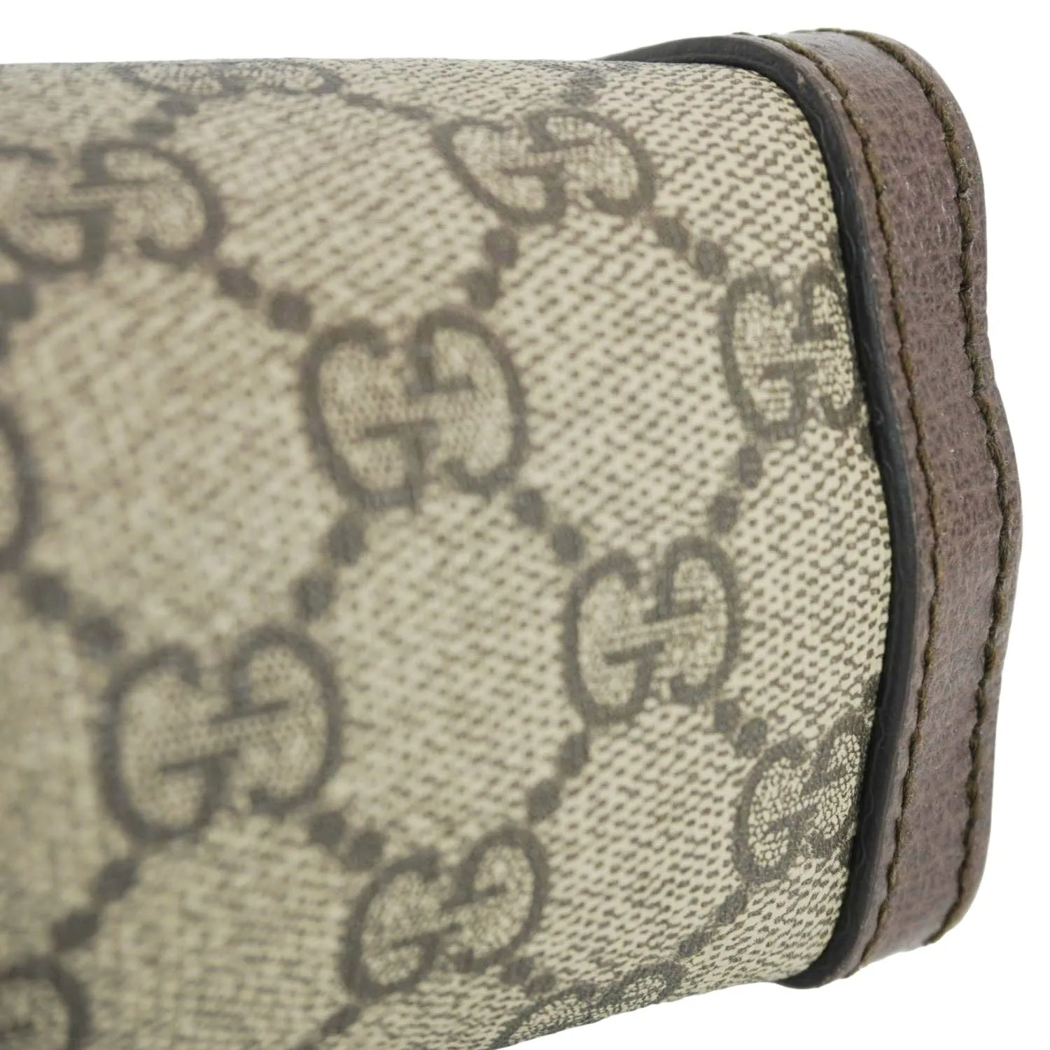 GUCCI Ophidia Medium GG Supreme Canvas Shoulder Bag Beige 503877