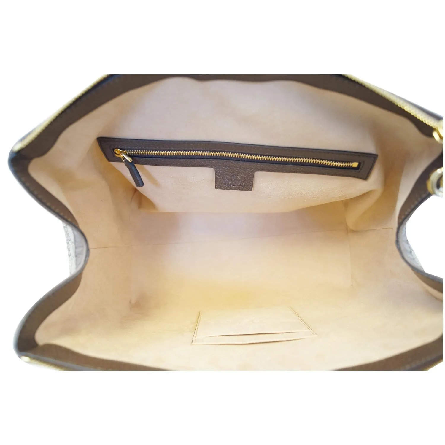 GUCCI Ophidia Medium GG Supreme Tote Shoulder Bag Beige 524537