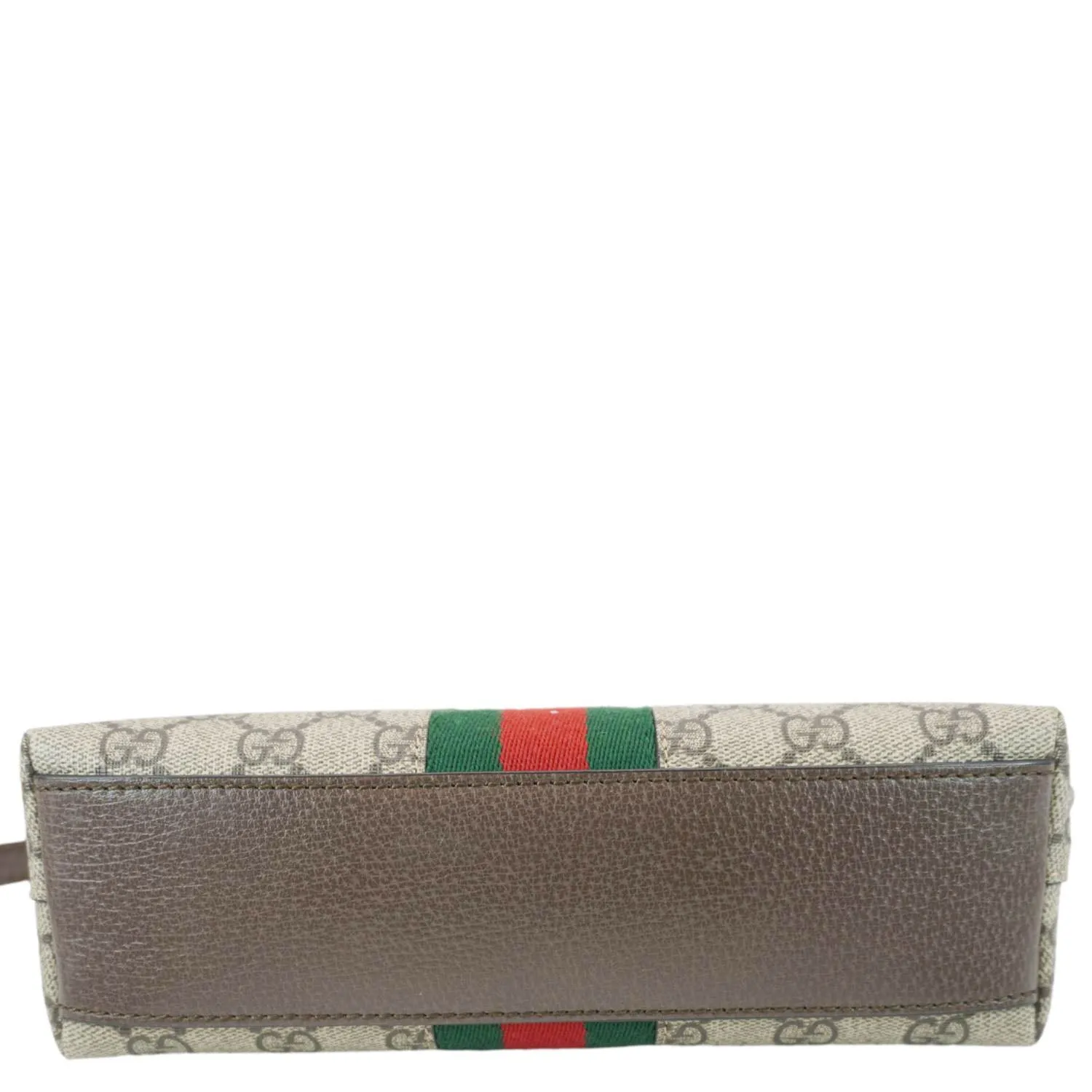 GUCCI Ophidia Small Rounded Top GG Supreme Canvas Shoulder Bag Beige 499621