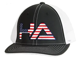 HaterZ HA Logo Hat (Gray/RWB) Snapback