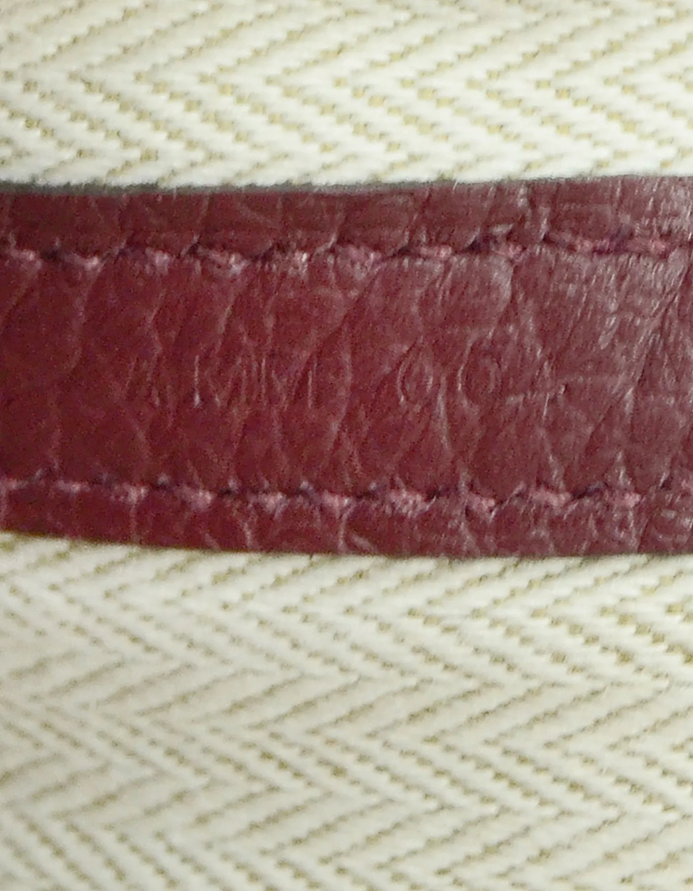 Hermes Burgundy Negonda Leather Garden Party 30 Bag