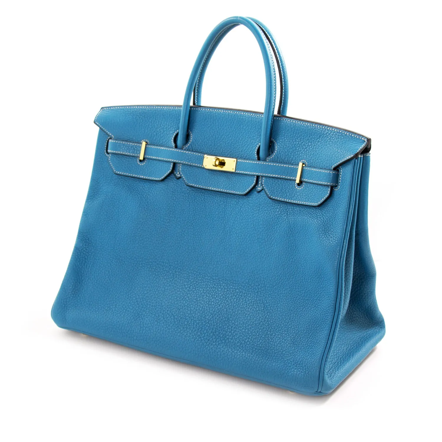 Hermès Birkin 40 Bleu Jean Clemence