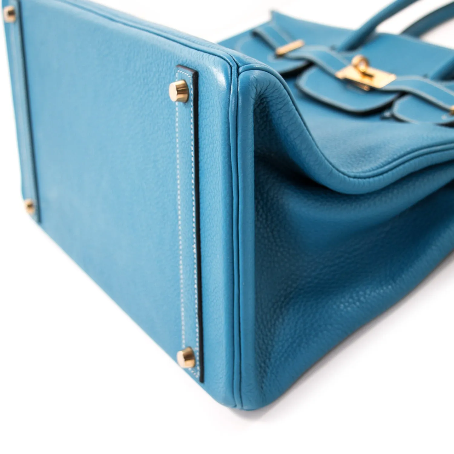 Hermès Birkin 40 Bleu Jean Clemence