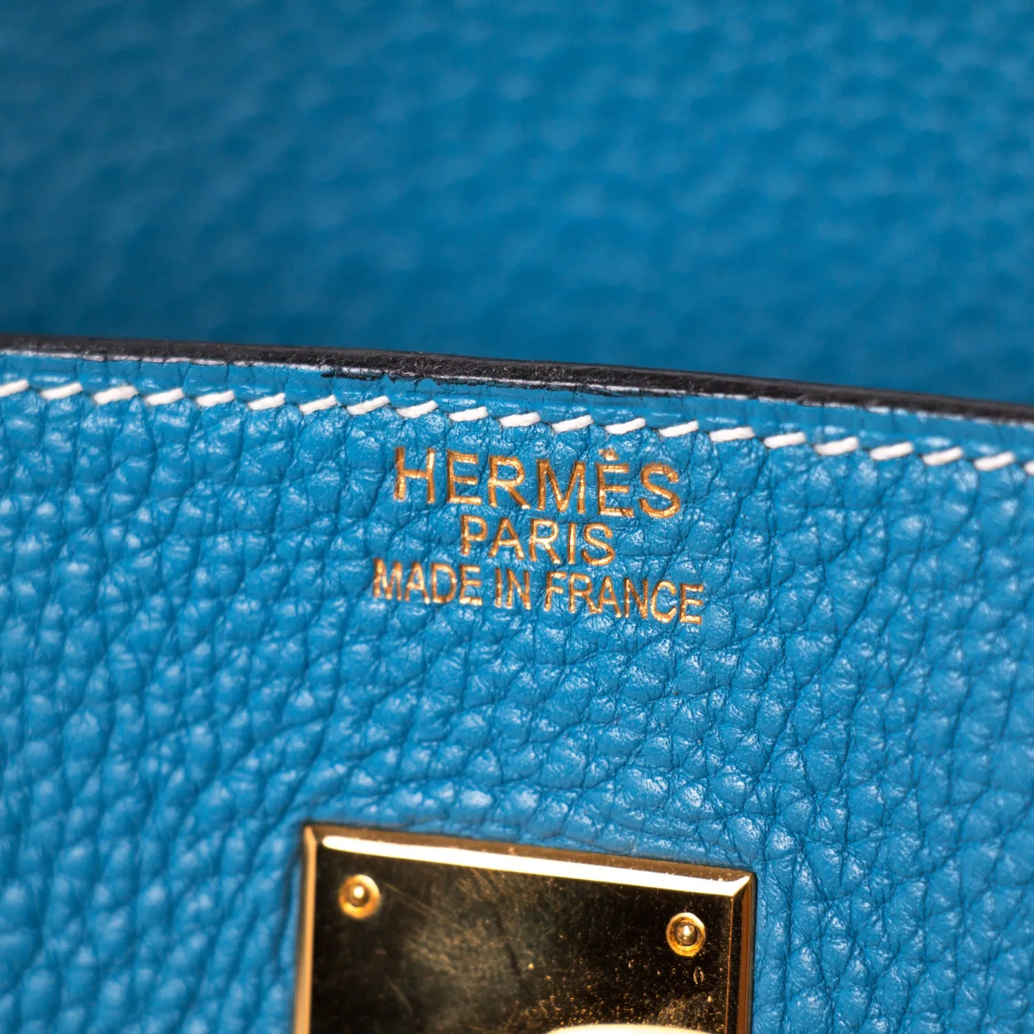 Hermès Birkin 40 Bleu Jean Clemence