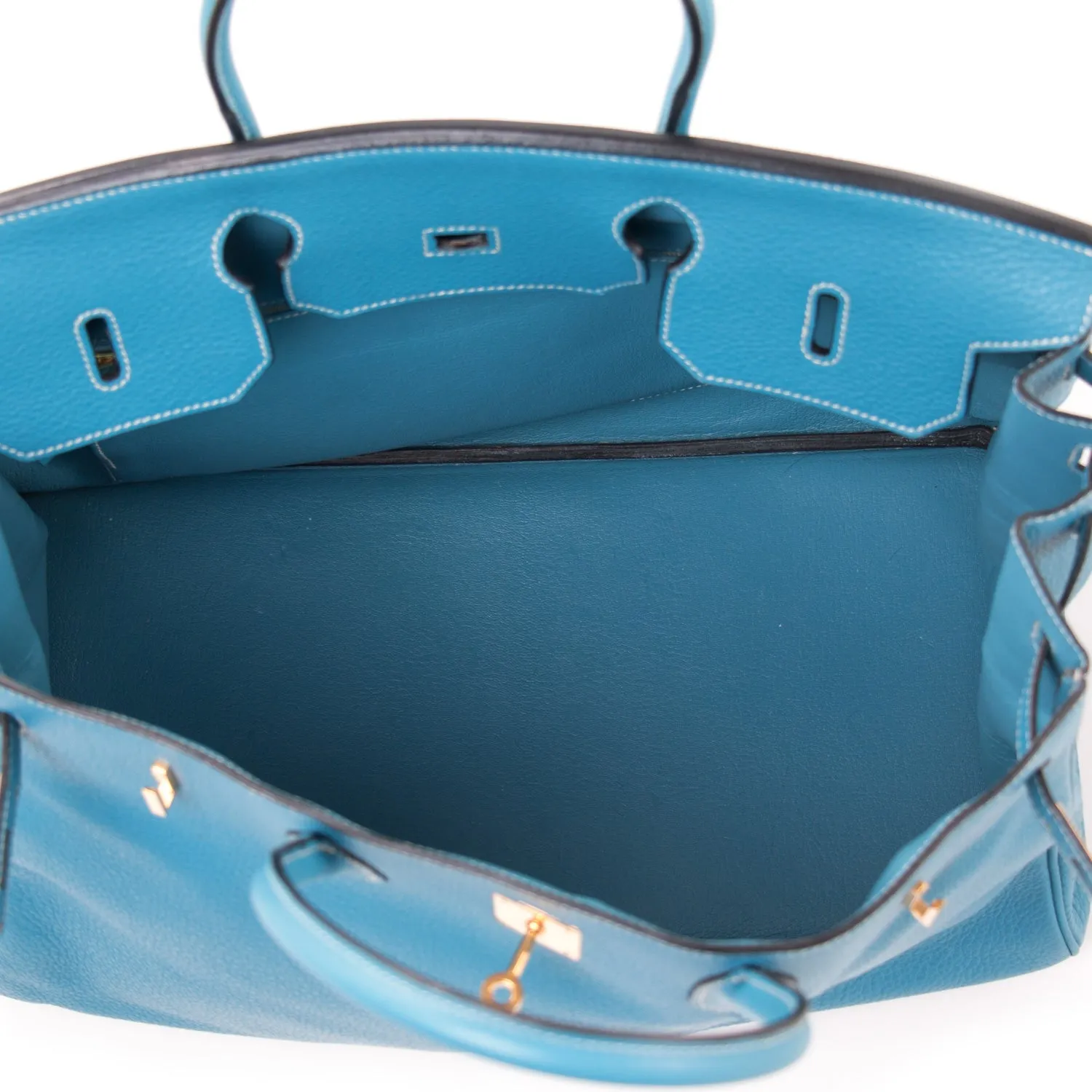 Hermès Birkin 40 Bleu Jean Clemence