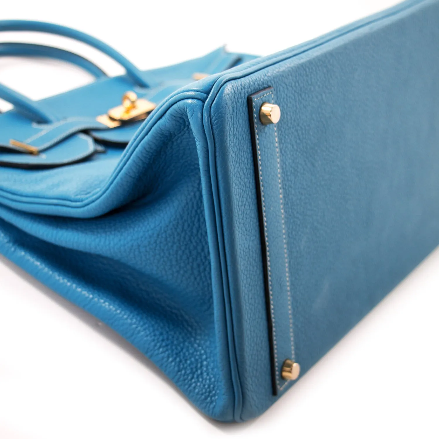 Hermès Birkin 40 Bleu Jean Clemence