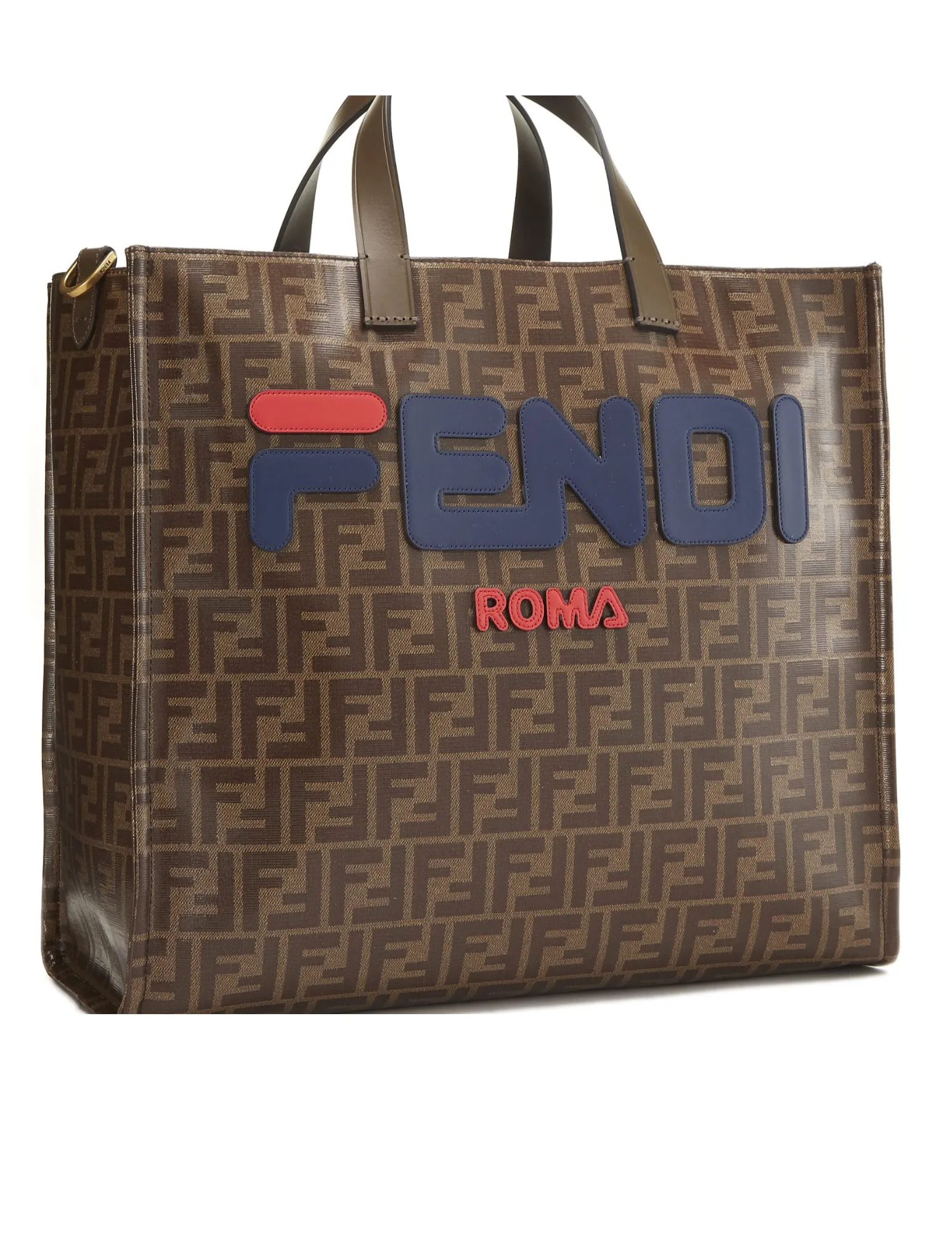 House of 29 x What Goes Around Comes Around Fendi Fila Mania Brown Tessa Shopper