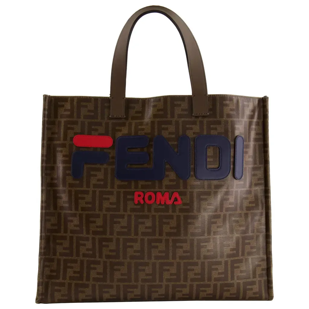 House of 29 x What Goes Around Comes Around Fendi Fila Mania Brown Tessa Shopper