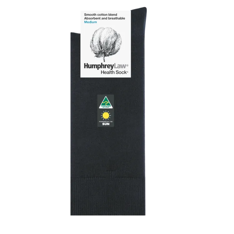 Humphrey Law Mercerised Cotton Health Sock - 5 Colours