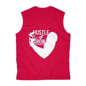 Hustle & Grow Workout Performance Tee (Red)