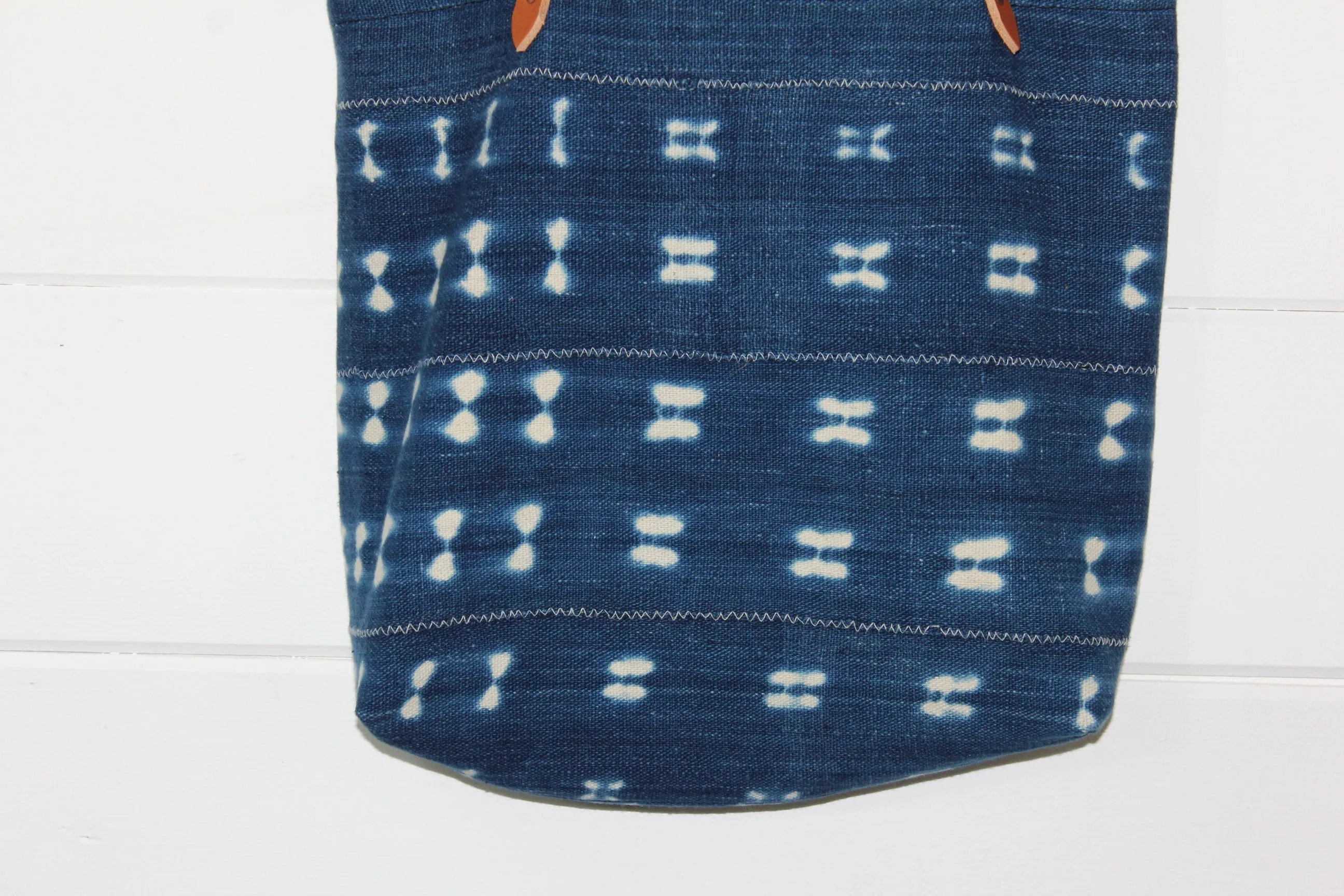 Indigo Shibori Tote