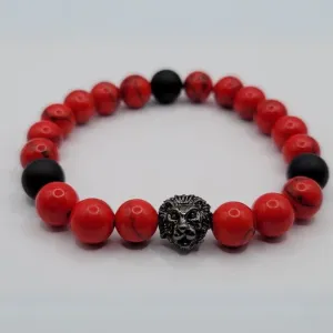 Judah Life Signature Bracelet (Red   Black)