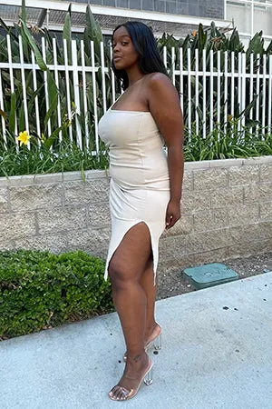 Kim One Shoulder Midi Dress