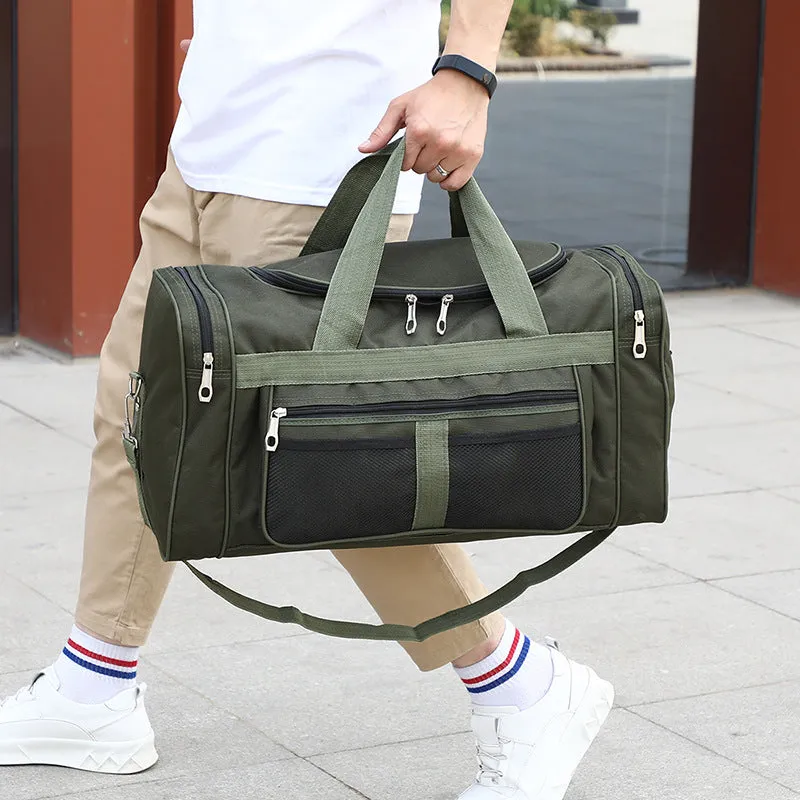 Large Capacity Men's Travel Bags, Unisex Multifunctional Luggage Bag, Sports Duffle Bag