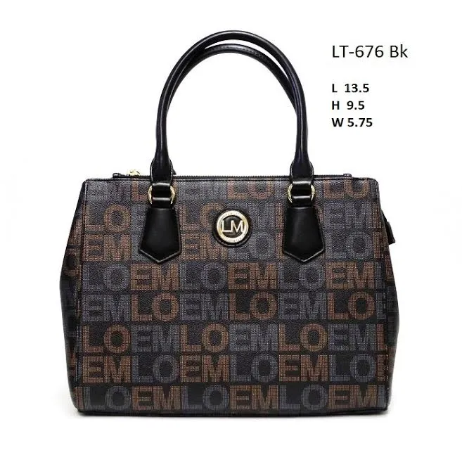 LOEM signature white shoulder Bag zipper pockets dessigner inspired classic
