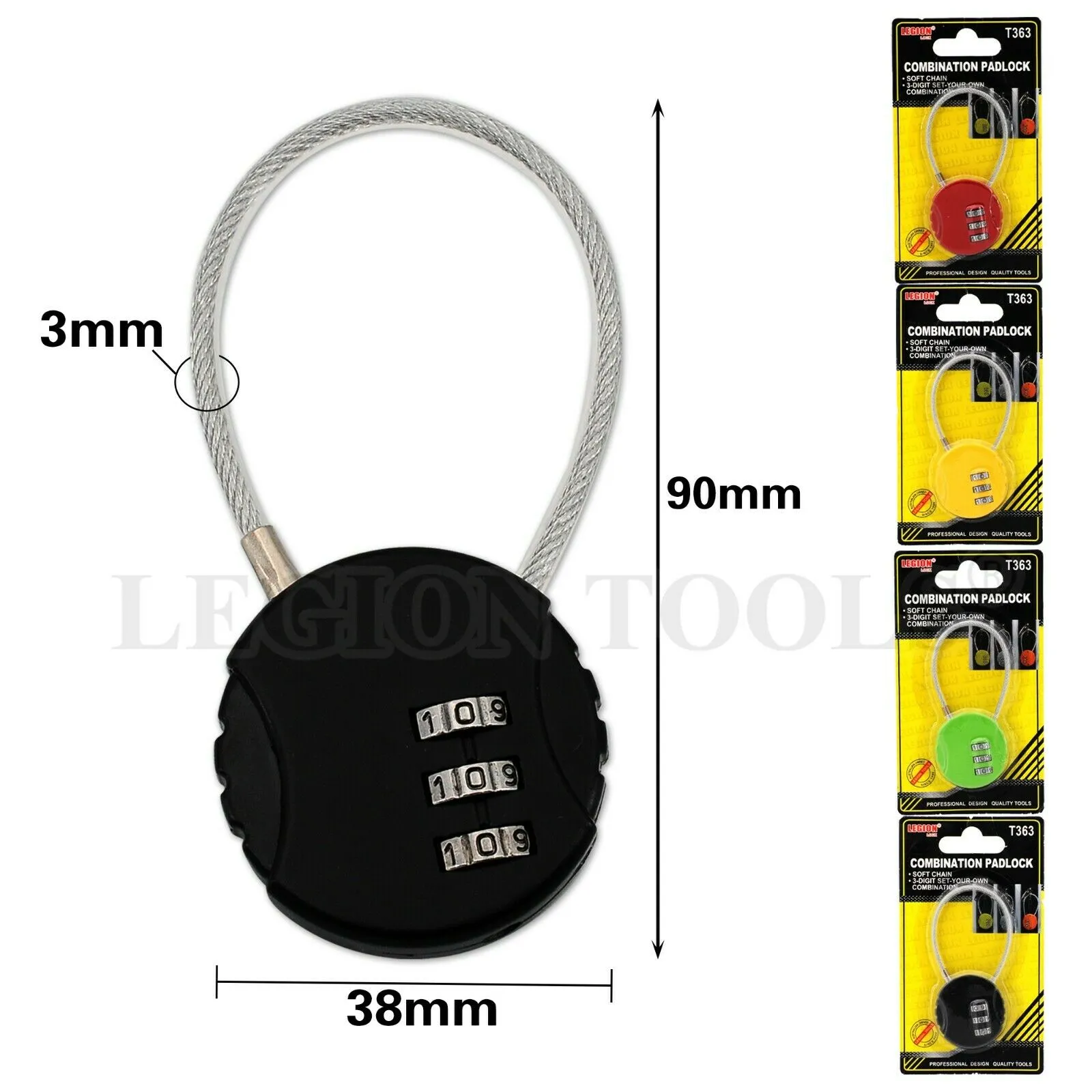 Long Neck Combination Padlock