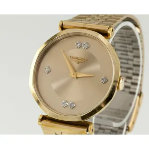 Longines Gold-Plated Men's Mechanical Watch w/ Aftermarket Band Cal. 528