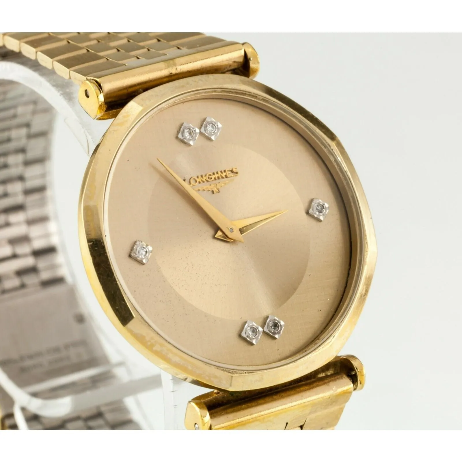 Longines Gold-Plated Men's Mechanical Watch w/ Aftermarket Band Cal. 528