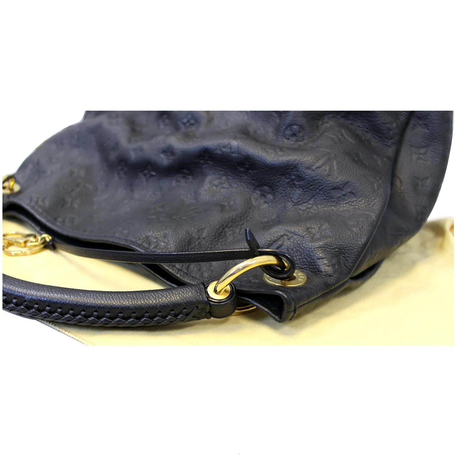 Louis Vuitton Artsy MM Empreinte Blue Infini Monogram Shoulder Bag