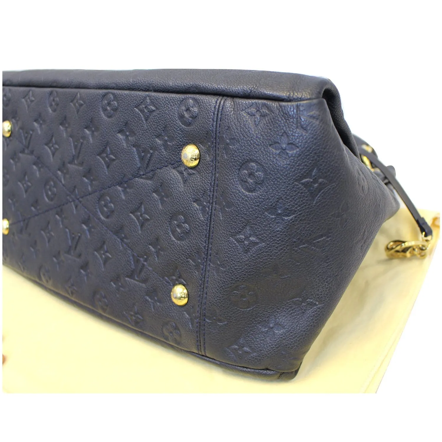 Louis Vuitton Artsy MM Empreinte Blue Infini Monogram Shoulder Bag