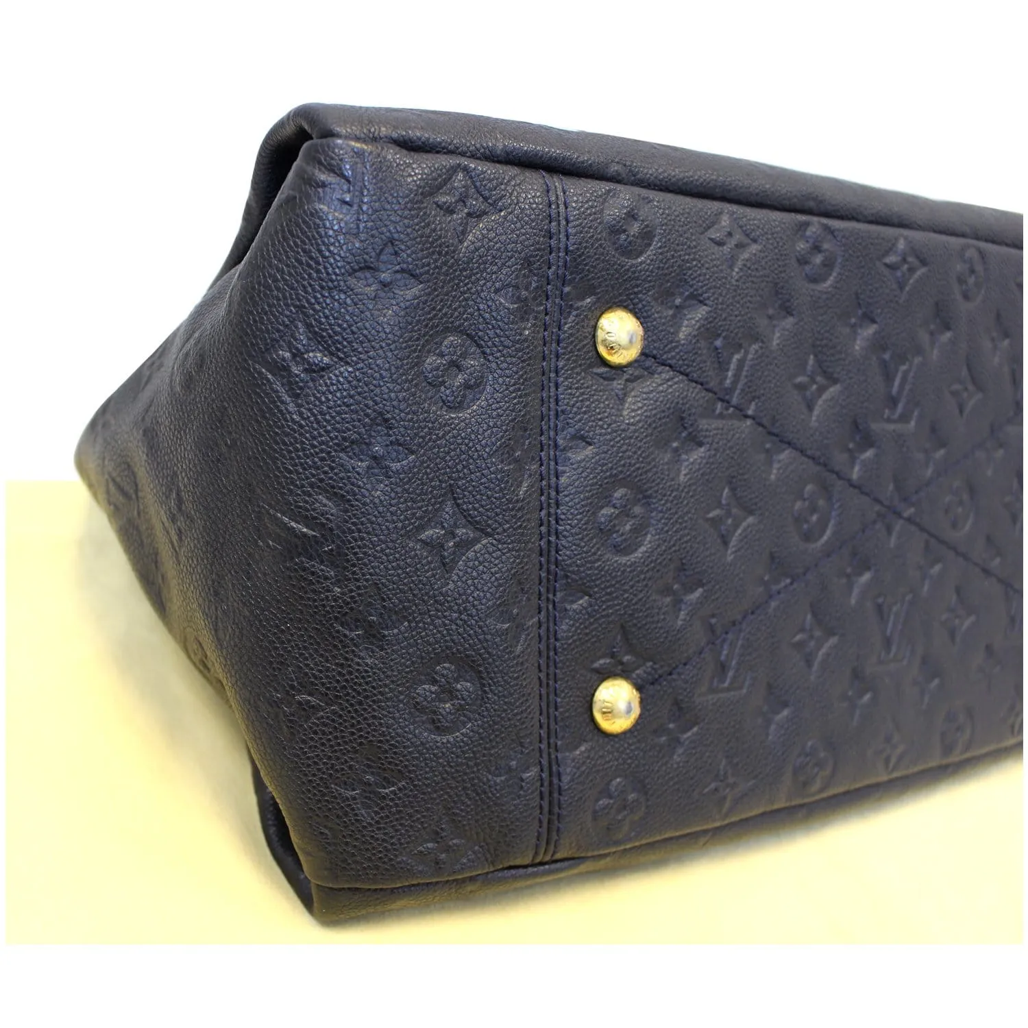 Louis Vuitton Artsy MM Empreinte Blue Infini Monogram Shoulder Bag
