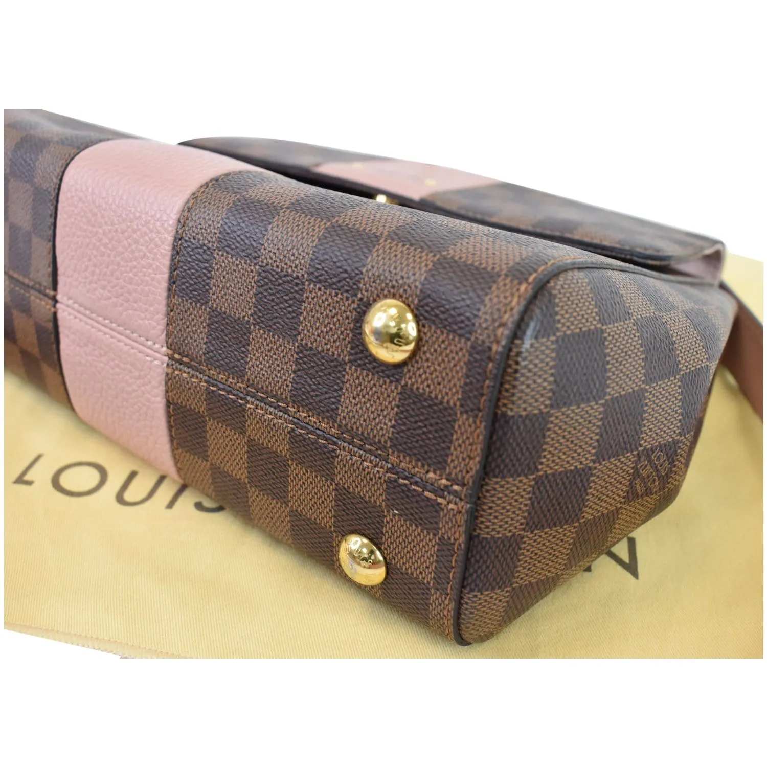 LOUIS VUITTON Bond Street Damier Ebene Shoulder Bag Magnolia