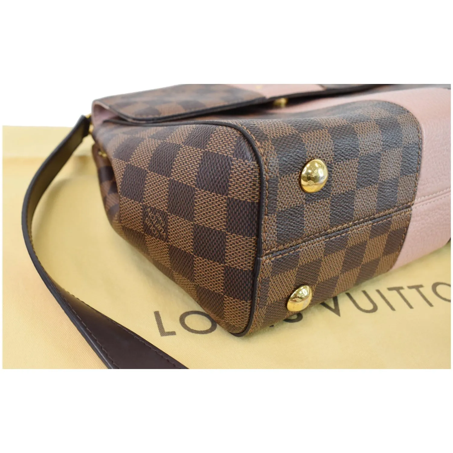 LOUIS VUITTON Bond Street Damier Ebene Shoulder Bag Magnolia
