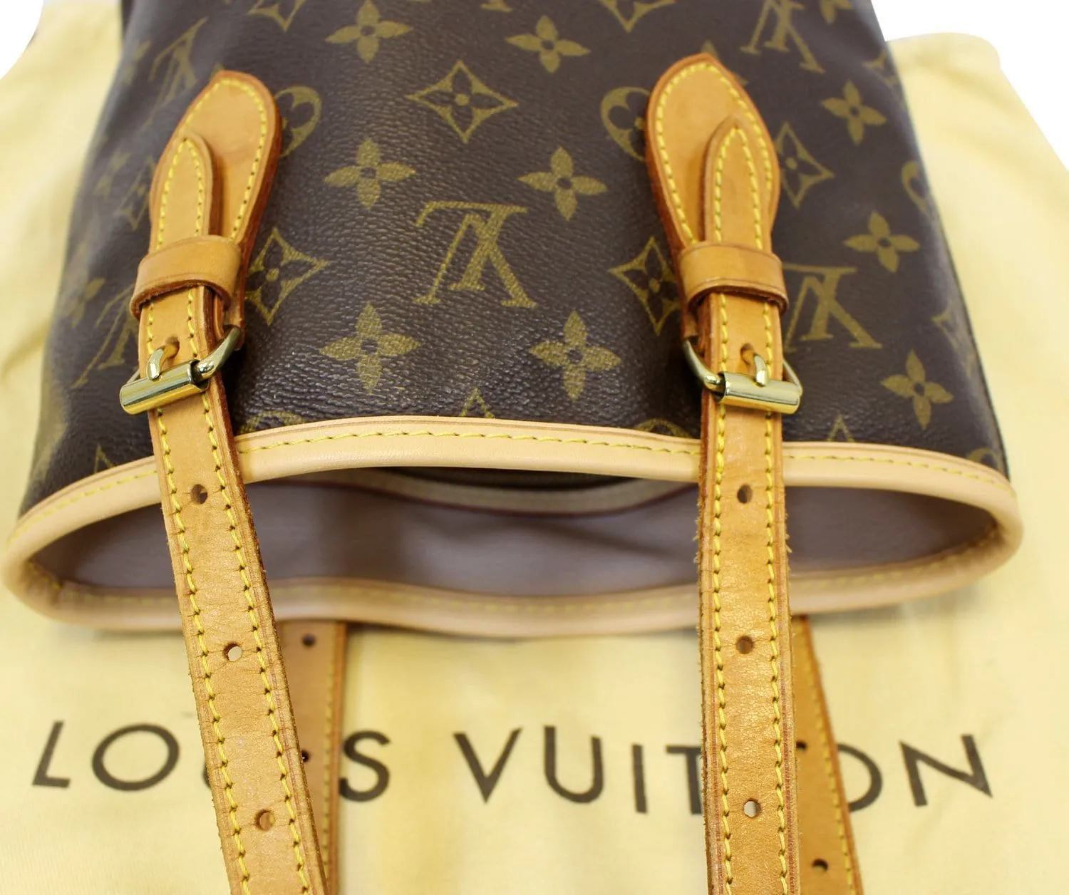 LOUIS VUITTON Bucket PM Monogram Canvas Shoulder Bag