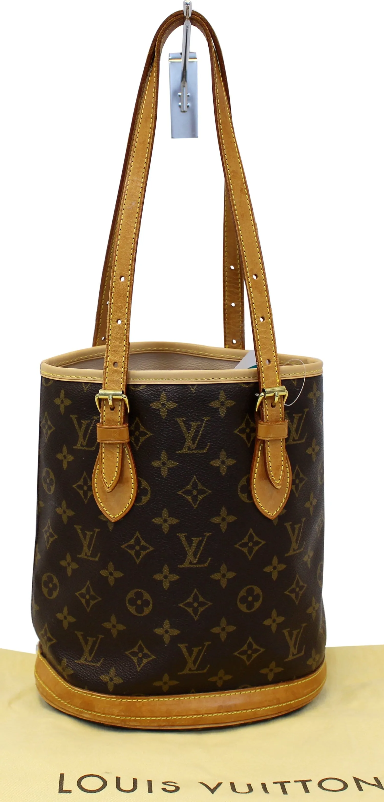 LOUIS VUITTON Bucket PM Monogram Canvas Shoulder Bag