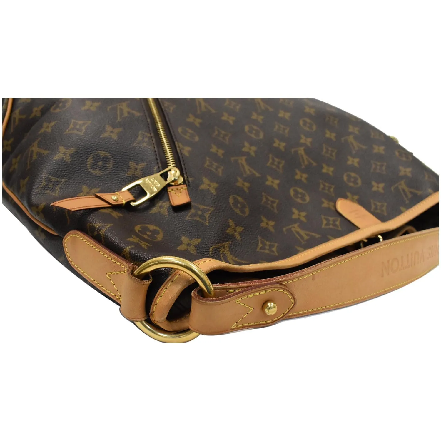 LOUIS VUITTON Delightful GM Monogram Canvas Shoulder Bag Brown
