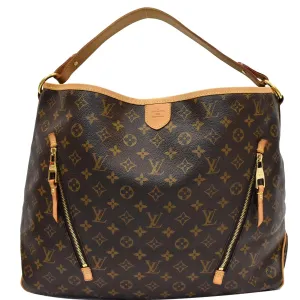LOUIS VUITTON Delightful GM Monogram Canvas Shoulder Bag Brown