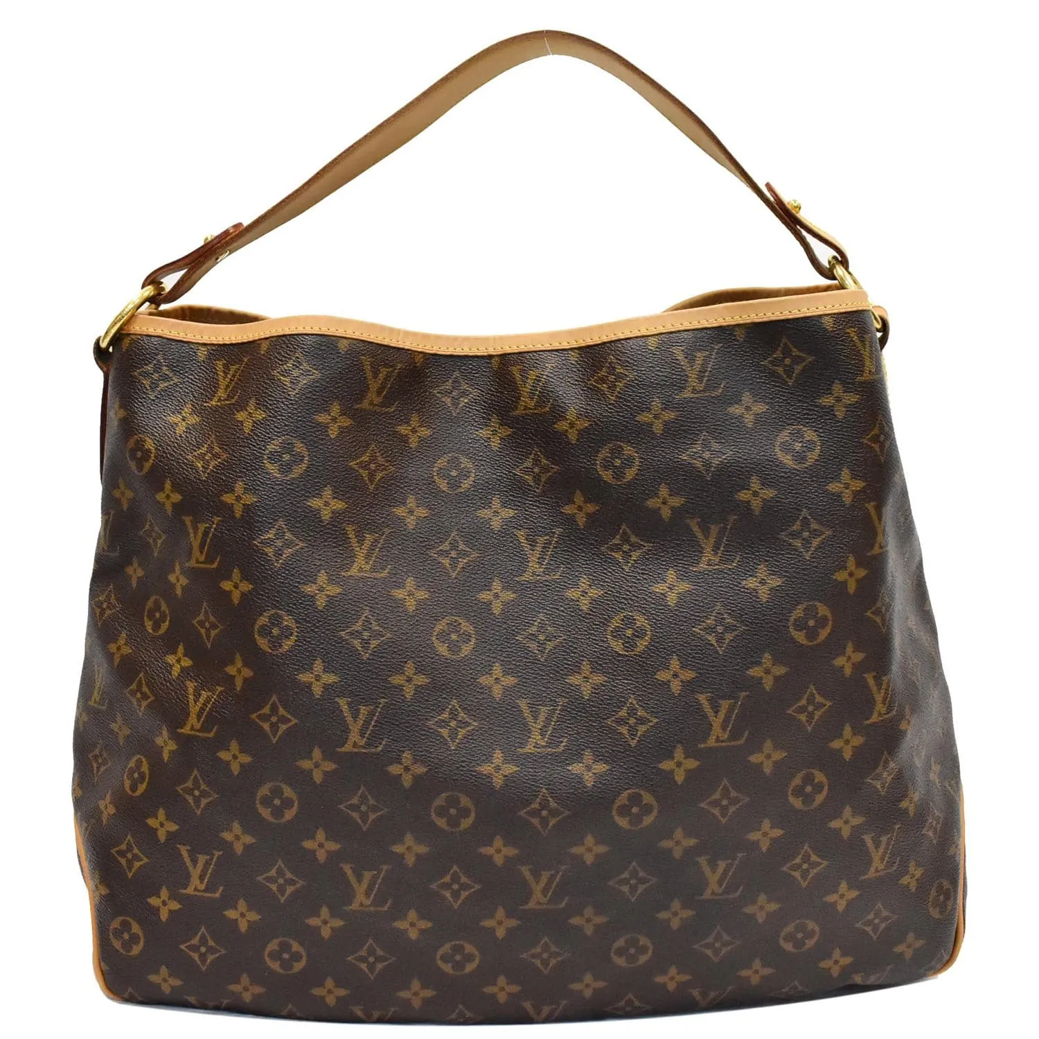LOUIS VUITTON Delightful GM Monogram Canvas Shoulder Bag Brown