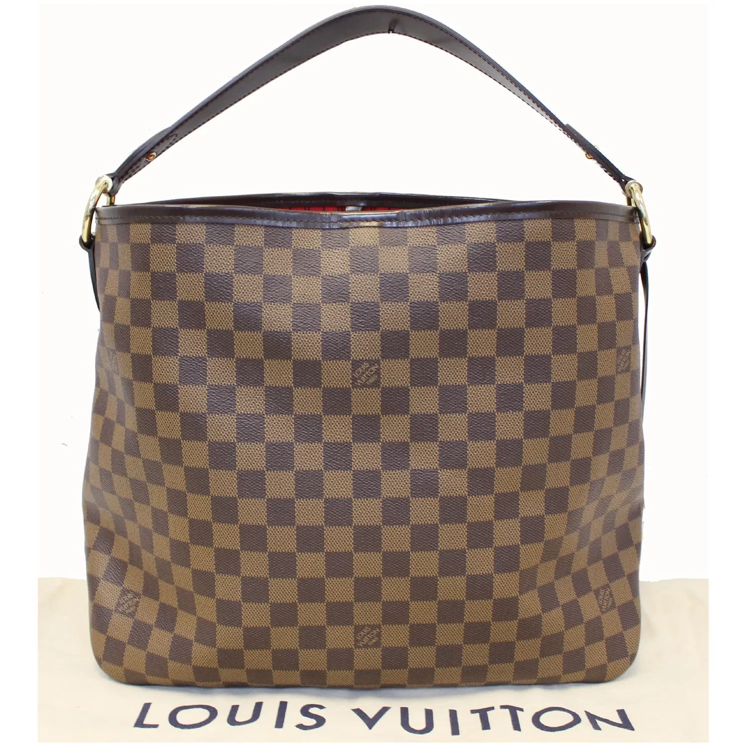 LOUIS VUITTON Delightful MM Damier Ebene Hobo Shoulder Bag
