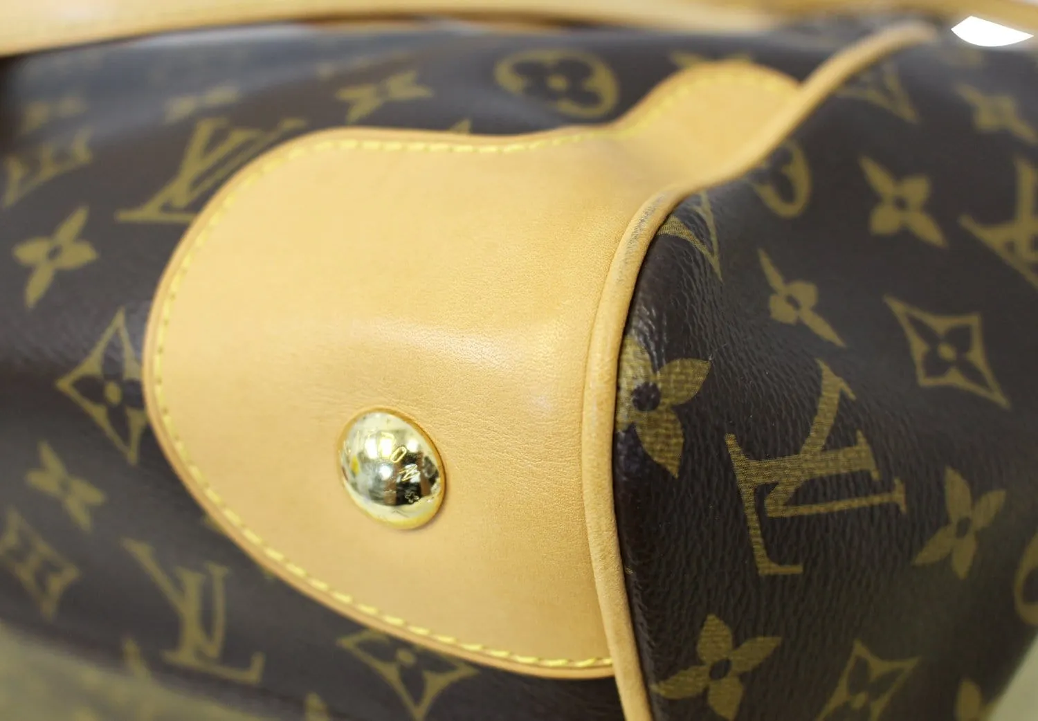 LOUIS VUITTON Estrela MM NM Monogram Canvas Brown Shoulder Bag