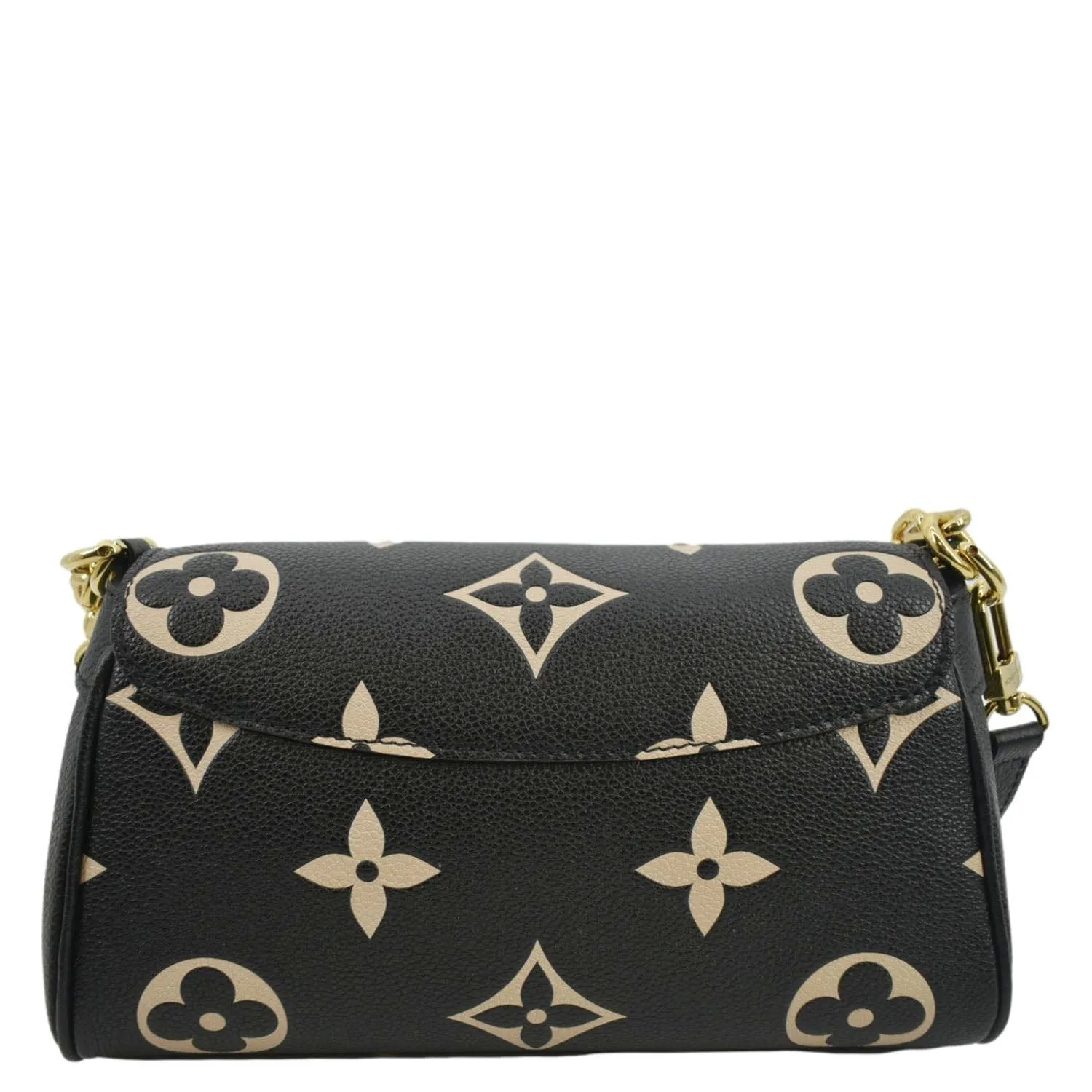 LOUIS VUITTON Favorite Bicolor Monogram Empreinte Shoulder Bag Black