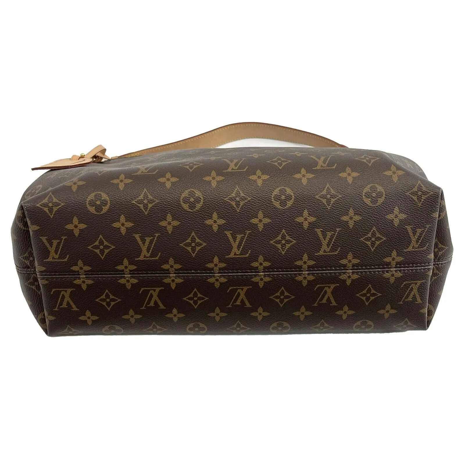 Louis Vuitton - Graceful MM - Brown/Beige Canvas Monogram Shoulder Bag
