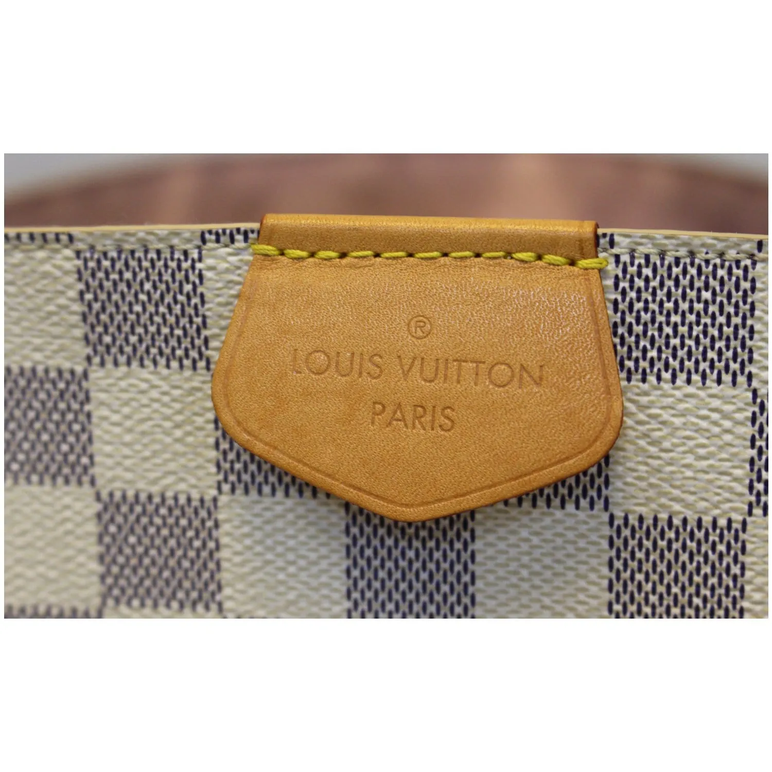 LOUIS VUITTON Graceful MM Damier Azur Shoulder Bag