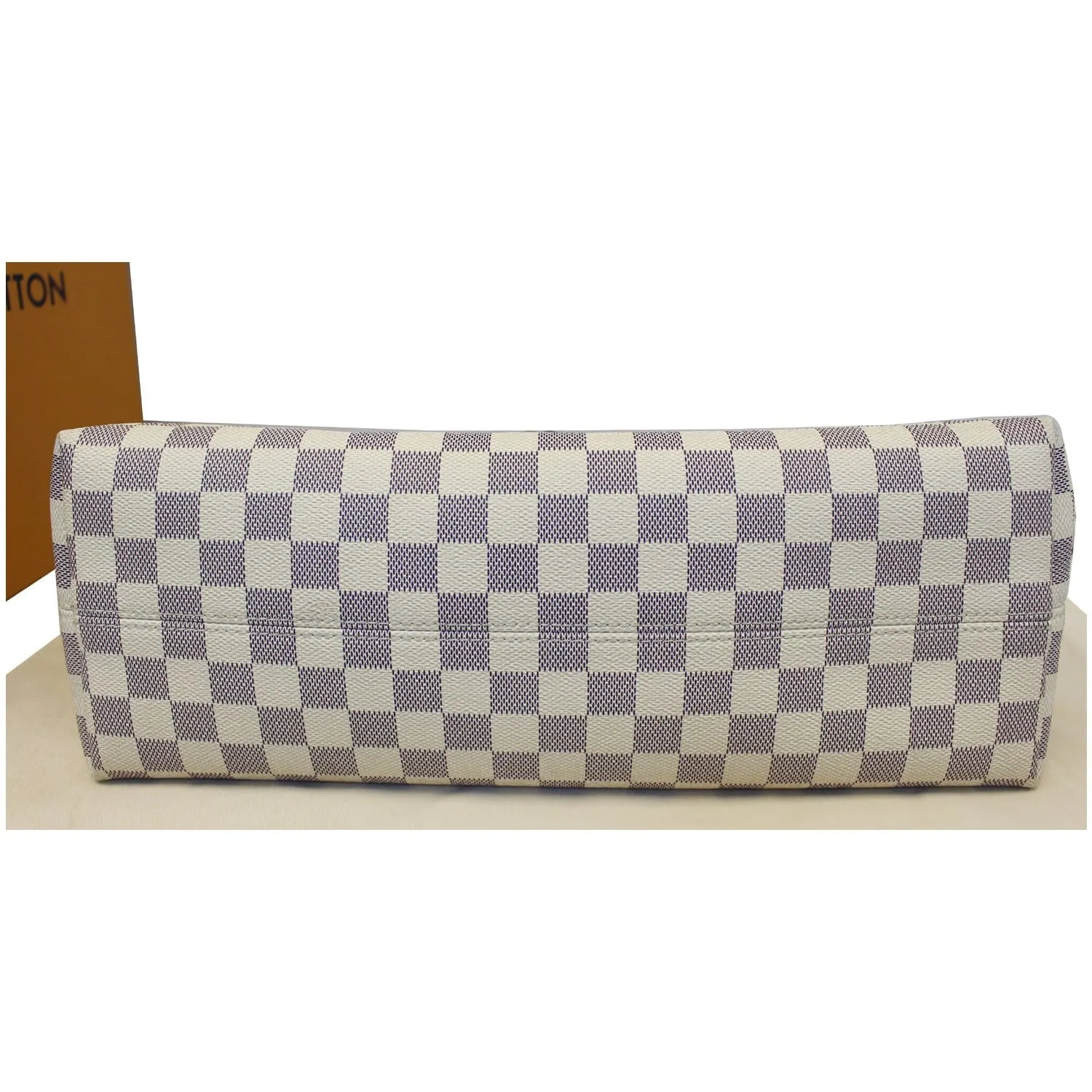 LOUIS VUITTON Graceful MM Damier Azur Shoulder Bag