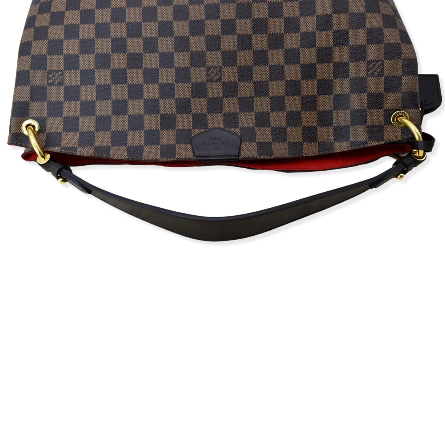 LOUIS VUITTON Graceful MM Damier Ebene Shoulder Bag Brown - Hot Deals