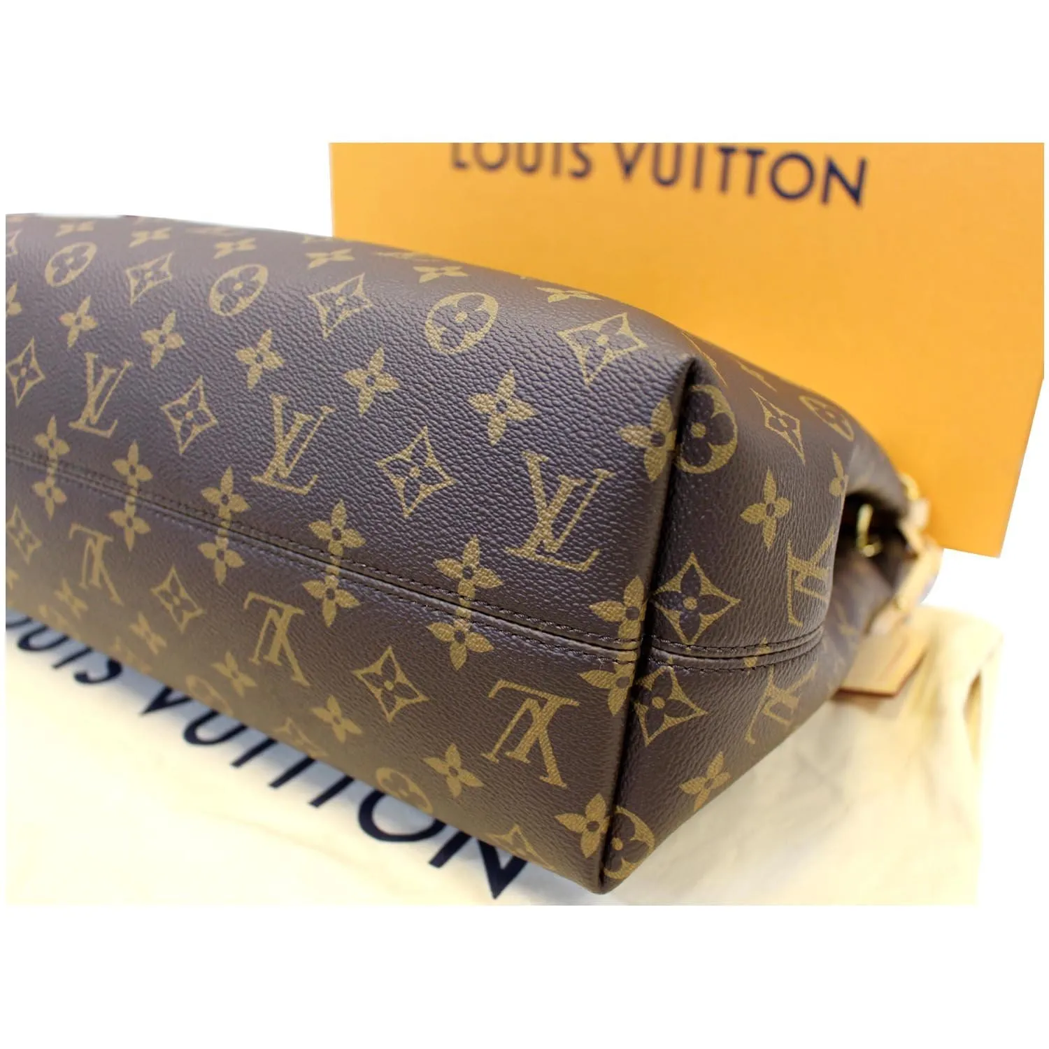 LOUIS VUITTON Graceful MM Monogram Canvas Shoulder Bag