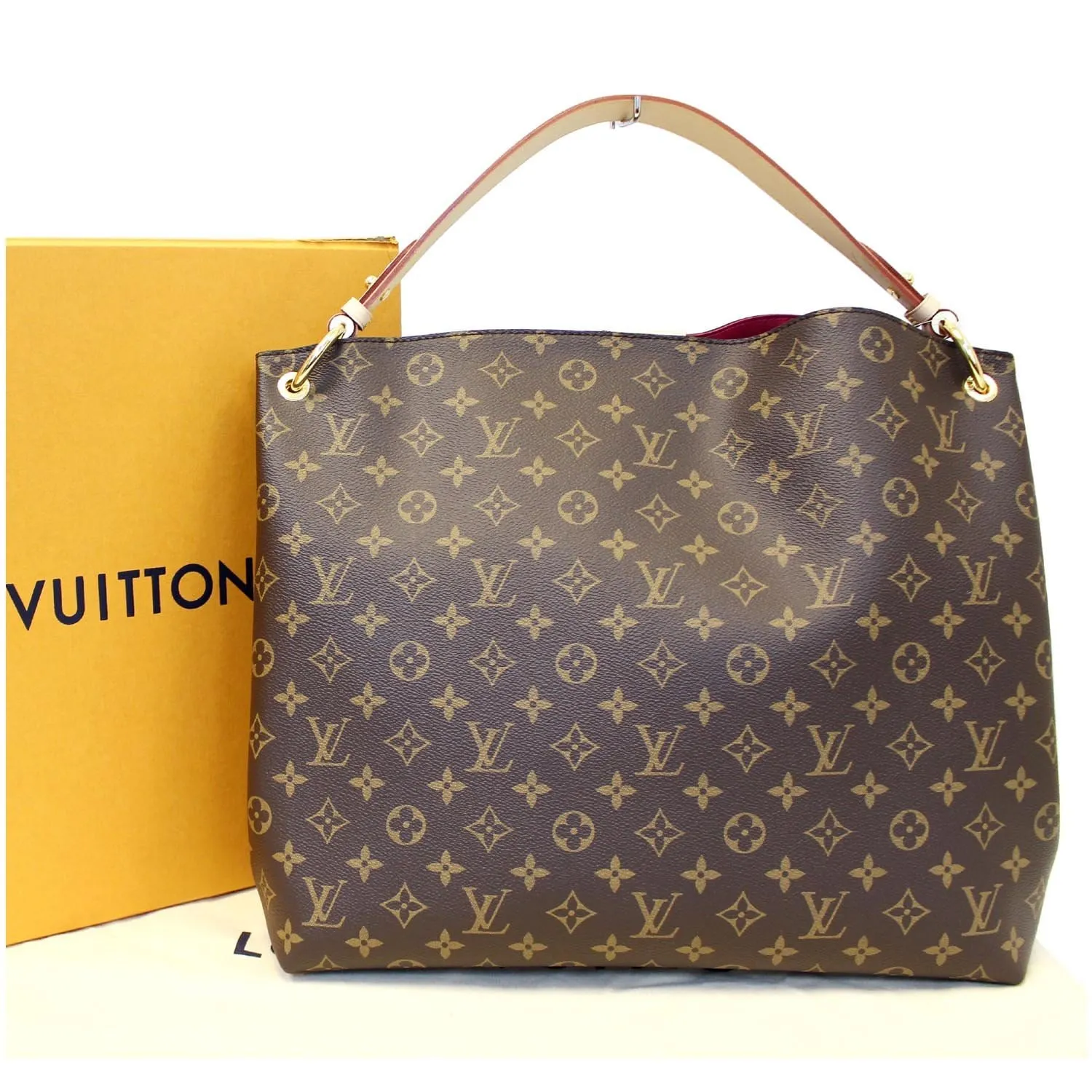 LOUIS VUITTON Graceful MM Monogram Canvas Shoulder Bag