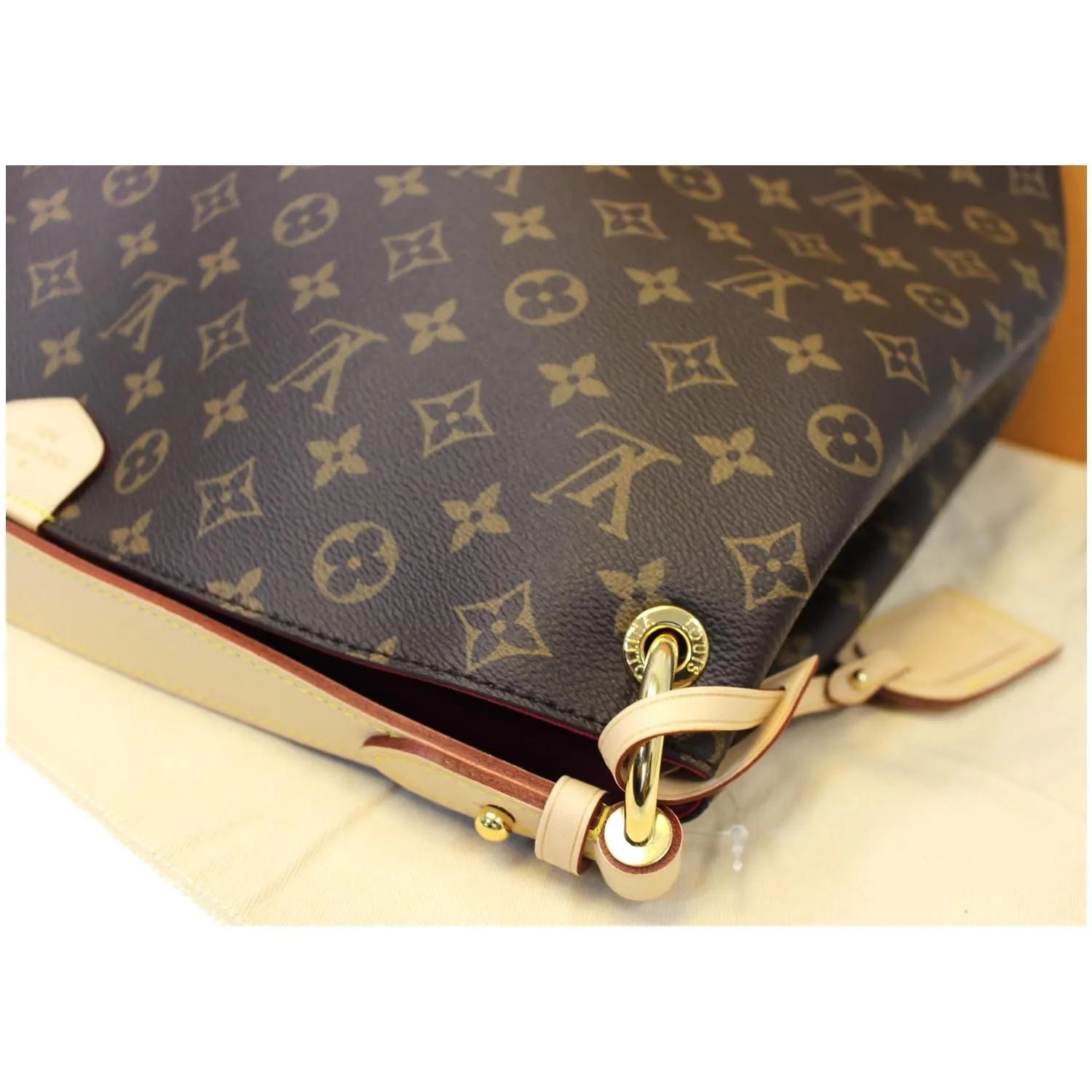 LOUIS VUITTON Graceful MM Monogram Canvas Shoulder Bag