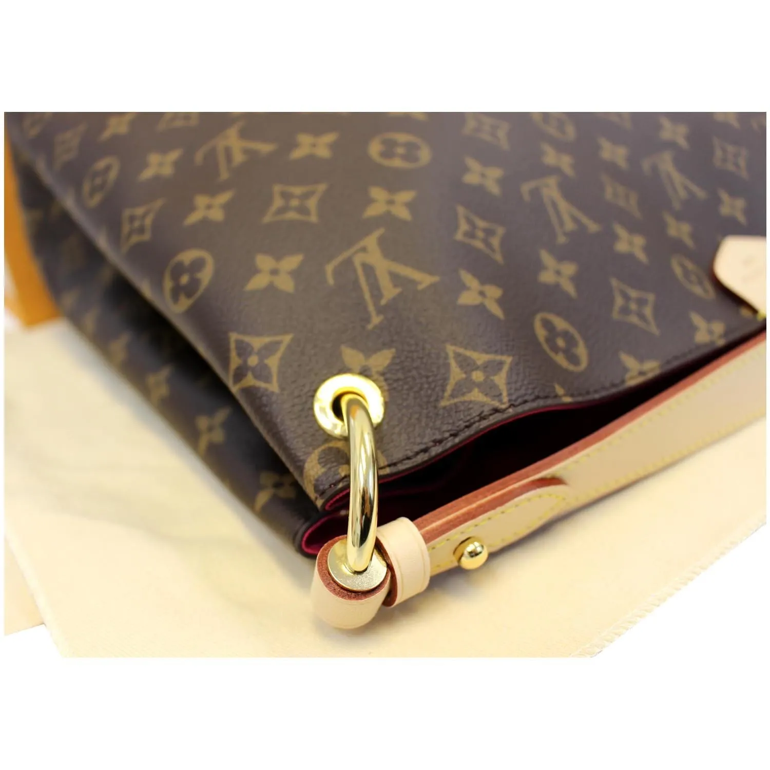 LOUIS VUITTON Graceful MM Monogram Canvas Shoulder Bag
