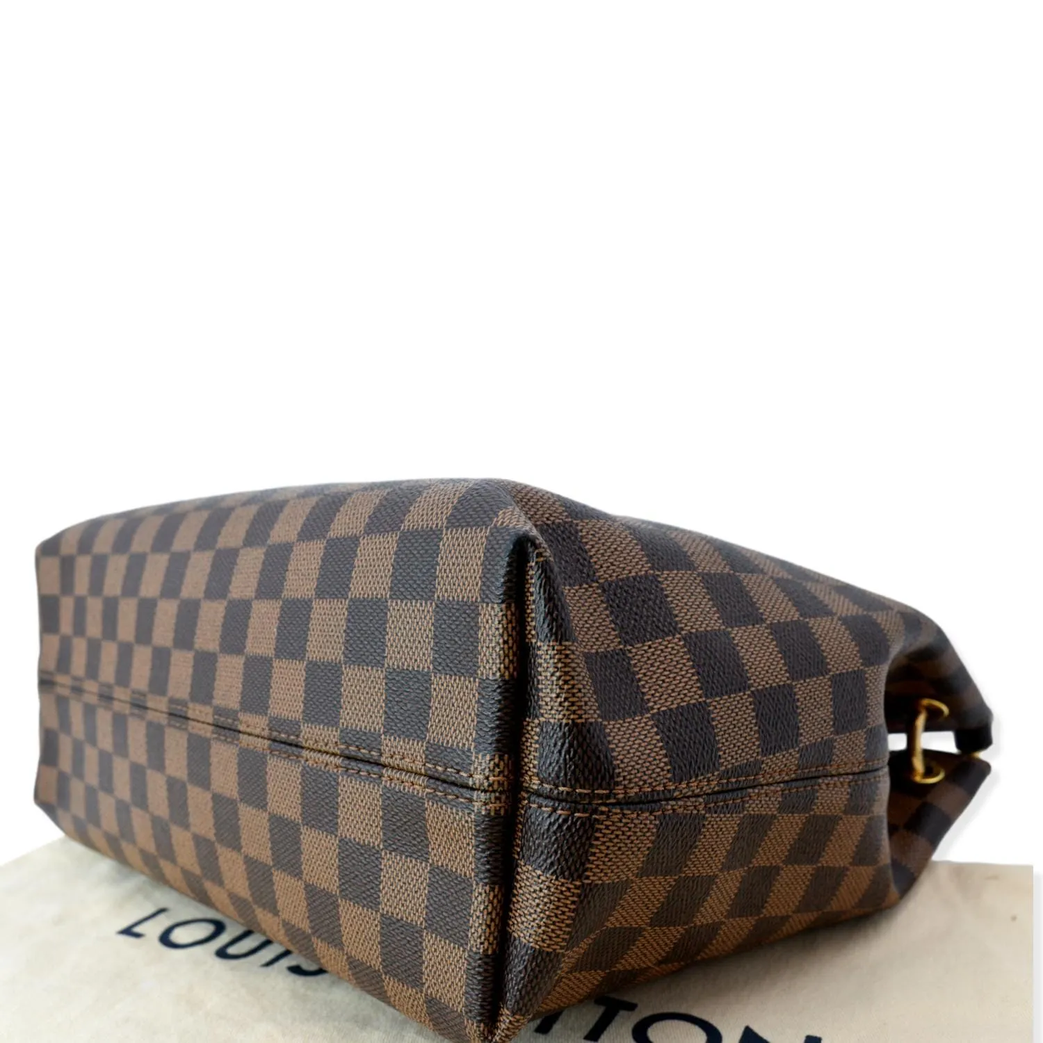 LOUIS VUITTON Graceful PM Damier Ebene Shoulder Bag Brown