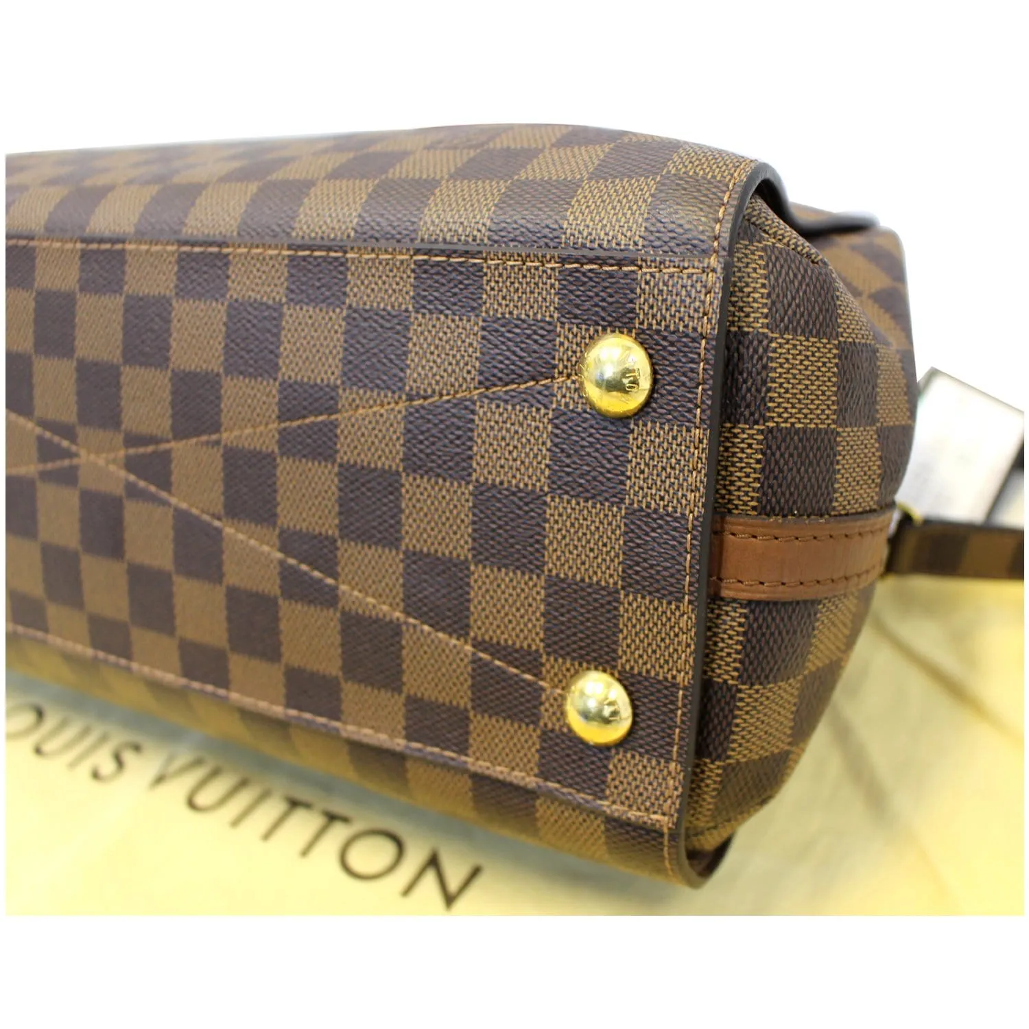 LOUIS VUITTON Greenwich Damier Ebene Shoulder Handbag