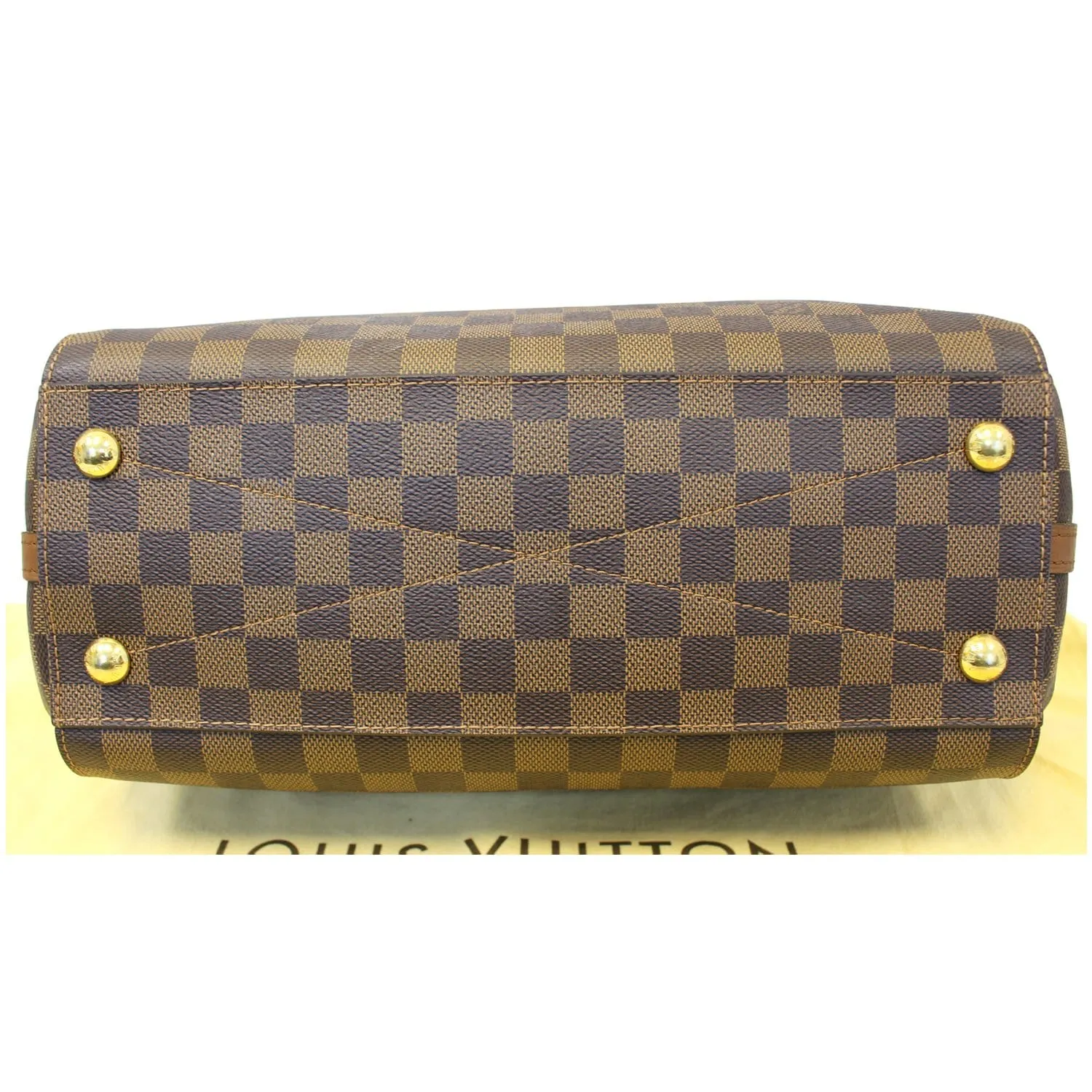 LOUIS VUITTON Greenwich Damier Ebene Shoulder Handbag