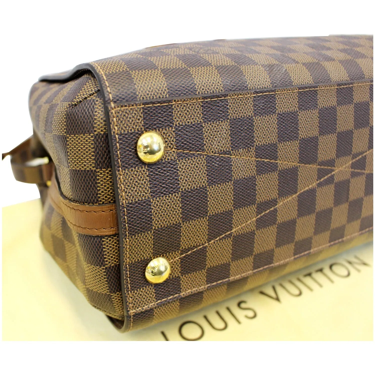 LOUIS VUITTON Greenwich Damier Ebene Shoulder Handbag