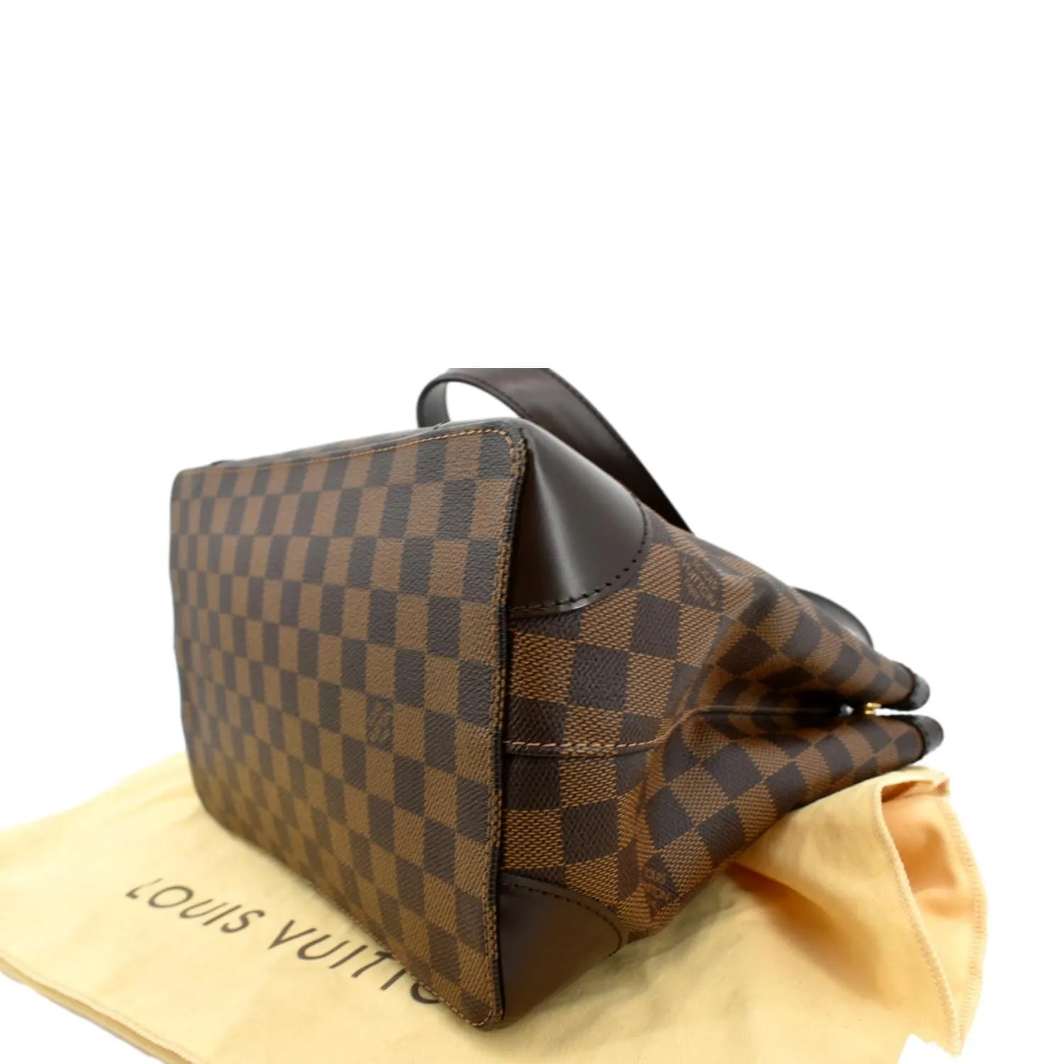LOUIS VUITTON Hampstead PM Damier Ebene Shoulder Bag Brown